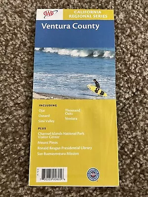 2003 AAA Ventura County California Regional Series Travel Road Map~Box AM • $10.49