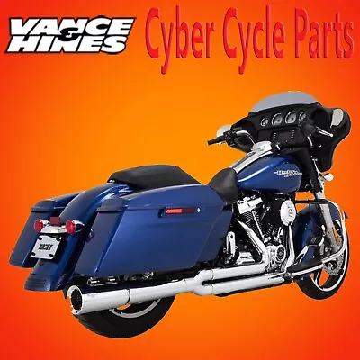 VANCE & HINES Pro Pipe 2-into-1 Exhaust System 2017-2023 Harley Touring 17383 • $1199.99