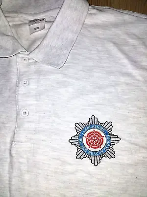 Lancashire Fire Brigade Poloshirt Brand New Ash Grey Xxl • £12.99