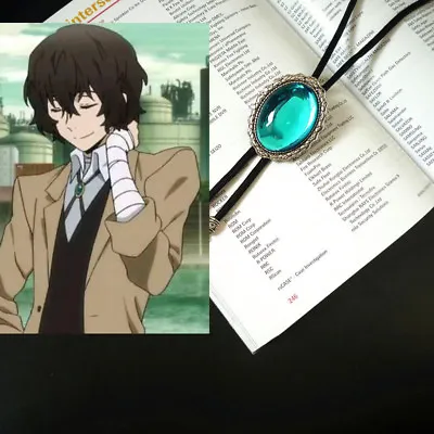 Bolo Tie.Bungo Stray Dogs.Osamu Dazai Cosplay Necklace Bolo Tie • $38.43