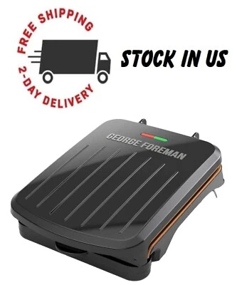 $18.84 • Buy George Foreman 2-Serving Classic Plate Electric Indoor Grill And Panini Press