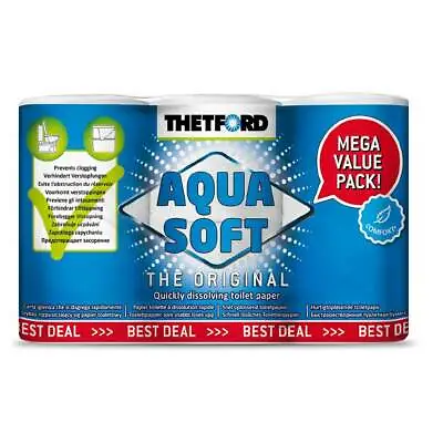 $16 • Buy Thetford Aqua Soft Toilet Paper Dissolves Quickly
