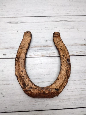 $9 • Buy Old Antique Horse Shoe Horseshoe Vintage Rusty Primitive Farm Hand Forged Lucky