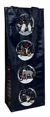 Vera Bradley Snow Globes Bottle Market Tote Gift Bag • $6.99