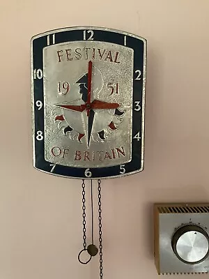 Festival Of Britain Wall Clock • £195
