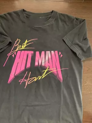 Collection Bret Hart Gift For Fan 90s Black T-Shirt S-2345XL T-shirt S3668 • $22.79