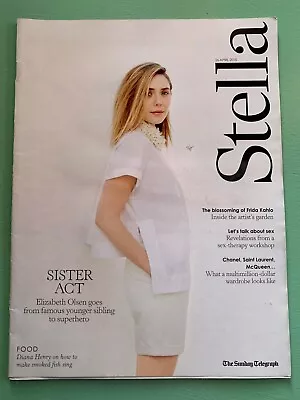 STELLA Mag 26-April-2015 ELIZABETH OLSEN (TWINS) Frida Kahlo Christine Suppes UK • £9.99