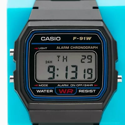 Casio F91W 1 Classic Digital Watch - Alarm Stopwatch - • $2.25