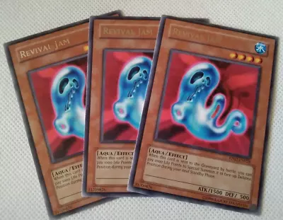 Yugioh RP02-EN028 Revival Jam Rare Playset X3 Cards • £11.99