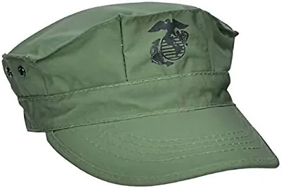 Usgi 8-point Od Green Marine Cover Cap Hat 50/50 Nylon Cottn Made Usa Ega New • $19.98