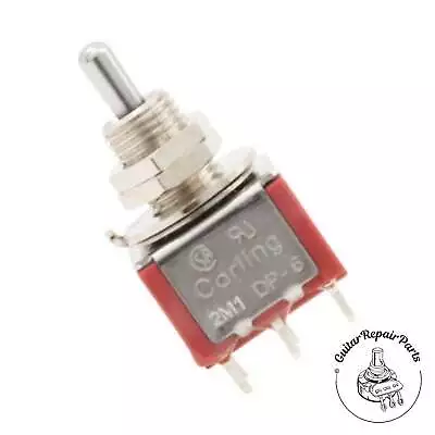 Carling On-On-On 3 Position DPDT Mini Toggle Switch W. Short Bat - Chrome • $8.53