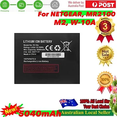 Battery For Telstra Netgear Nighthawk M2 4GX LTE Dual Band Wi-Fi Router MR2100 • $24.60