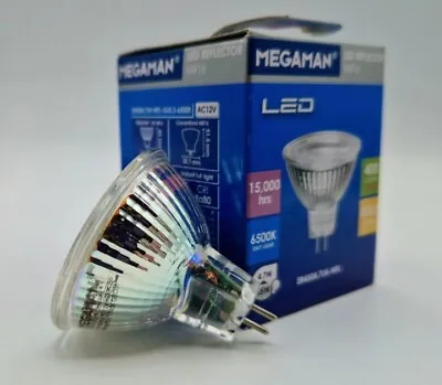 Megaman LED MR16 GU5.3 6500k Day Light AC12V 4.7W Equiv To 35W Reflector 400lm • £5.99