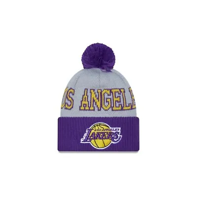 New Era LA Lakers Beanie. Lakers NBA 2023 Tip Off Knit Beanie. SALE RRP £32 • £22.95