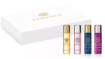 Versace Travel 4-pc Gift Set: Bright Crystal Eros Dylan Blue Turquoise 0.17 Oz • $27.89