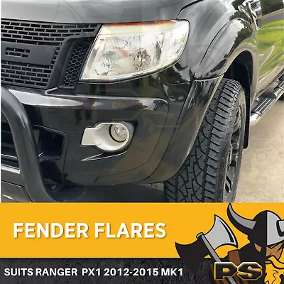 PS4X4 Ford Ranger Flares KIT 2011-2015  PX1 Fender Flares Gloss 2PC • $189