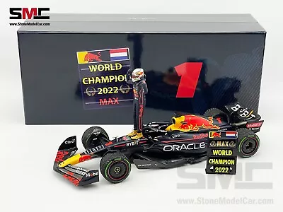 Red Bull F1 RB18 Max Verstappen Japan 2022 World Champion 1:18 MINICHAMPS Figure • $299