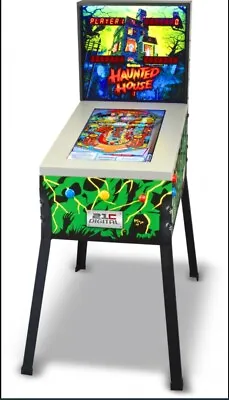 Pinball Machine Haunted House Black Hole 3D Digital Image 12 Arcade Games In 1 • $389.99