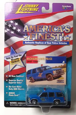 Johnny Lightning America's Finest Michigan State Police Chevy Tahoe Blue • $30.80