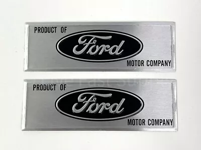 Pair Sill Plate Emblems Decals 1964-73 Mustang -  Product Of Ford Motor Company  • $11.99