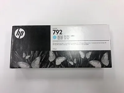 $120 • Buy 2020 HP 792 Light Cyan Latex Ink Cartridge DESIGNJET L26500, L28500, 260, 280