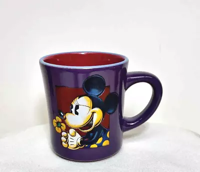 Disney MINNIE MOUSE Mug Cup Purple W Red Interior • $12.99