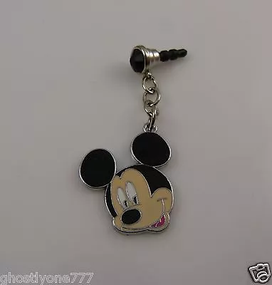Disney Mickey Mouse Head Charm Cell Phone Or Fits Ipad Ear Cap Dust Plug Crystal • $9.99