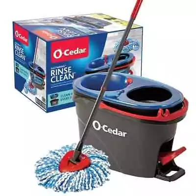 O-Cedar EasyWring RinseClean Spin Mop And Bucket System Hands-Free System • $33.89