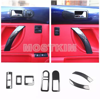 ABS Carbon Inner Door Handle Accessories Kit Cover Trim For VW Beetle 2003-2010 • $74.94