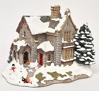 Lilliput Lane The Old Vicarage At Christmas House Paperwork + Original Box • £34.99