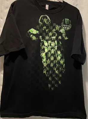 Monster Energy Supercross FIM World Championship Cup Shirt Size XL Black • $15