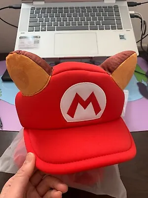 Official Nintendo Head Wear Super Mario Hat W/ Fox Ears Costume Halloween • $19.99