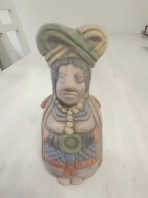 $8.99 • Buy  Art Pottery Terracotta Figurine Aztec Maya Mexico 5”