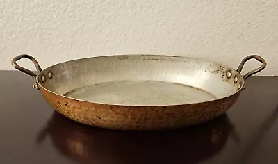 Vintage French Havard Hammered Copper Gratin/Fish Pan • $75