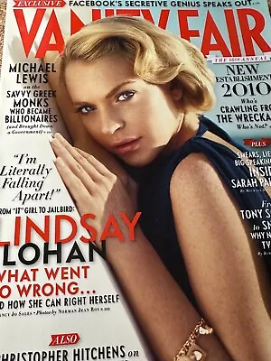 Vanity Fair Magazine October 2010  Lindsay Lohan  Free Shipping • $19.80