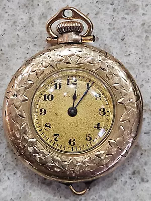  Lady Raymond  Vintage Elgin Pendant Watch Circa 1917 W/ 17j Grade 399; Estate! • $42.50