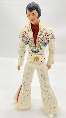 Timeless Treasures From Mattel 2000 Elvis Featuring White Eagle Jumpsuit Doll • $9.99