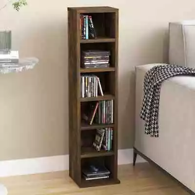 CD Cabinet Engineered Wood Storage Oraniser Shelf Cabinet Multi Colours VidaXL • £25.99
