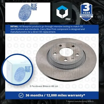 2x Brake Discs Pair Solid Fits AUDI A4 Allroad B8 B9 Rear 2.0 2.0D 3.0D 2009 On • $64.63