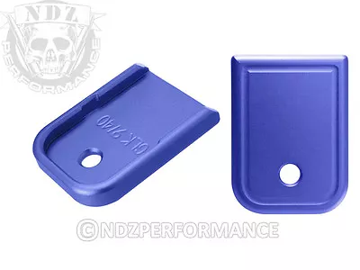 For Glock Magazine Plate 17 19 22 23 26 27 34 35 9mm 40cal Blue Pick Laser Image • $22.99