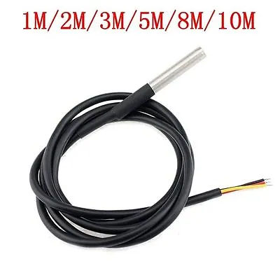 DS18B20 Waterproof Digital Probe Temperature Sensor Cable Thermometer Thermal  • $5.70