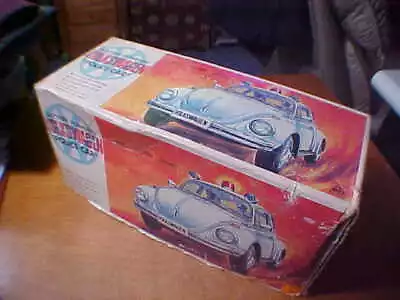 Vintage Alps Japan Battery Powered VW Police Car Missing Tires W/ Box& Lil Dirty • $89.99