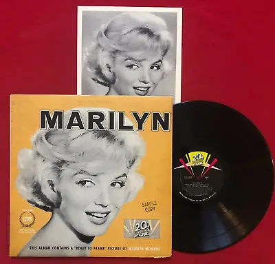 Marilyn Monroe ~ Marilyn Lp (1962) Rare Original Press 8 X 10 Photo Fxg 5000 • $99