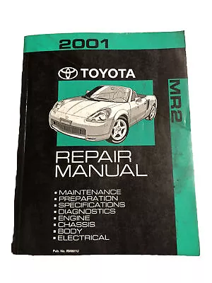 Toyota MR2 2001 OEM Tune-up Shop Service Repair Manual Book Wiring Diagrams Body • $149.99