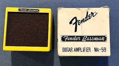 1980s Fender Bassman MA-59 Mini Amp - With Original Box - Mini Amplifier • $100