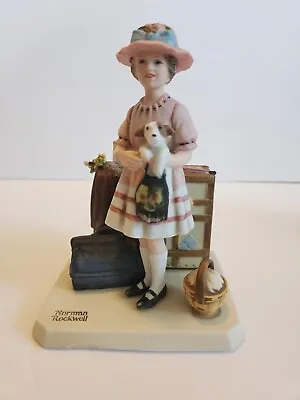 Vntg Norman Rockwell Museum  VACATIONS OVER Porcelain Figure 1981 See Desc 6.25  • $12