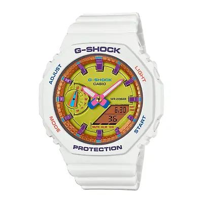 Casio G-shock Gma-s2100bs-7a  Casioak Mini  Vibrant White A/d Watch • $103.50