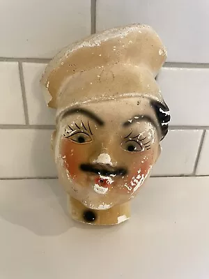 Vintage French Chef Chalkware String Holder • $15