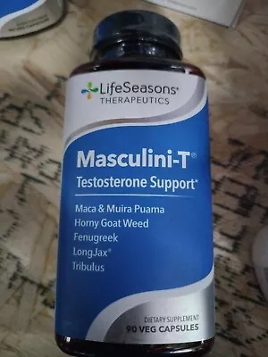 LifeSeasons Masculini-T 90 Veg Caps Supports Energy & Performance • $23.99