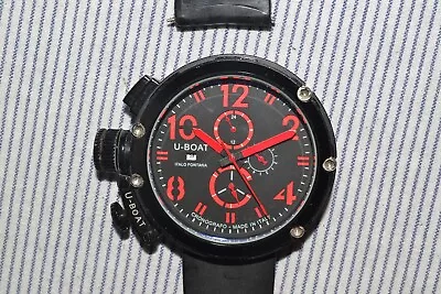 U-Boat Chimera Chronograph Red Line U-51 Limited Edition Watch • $94